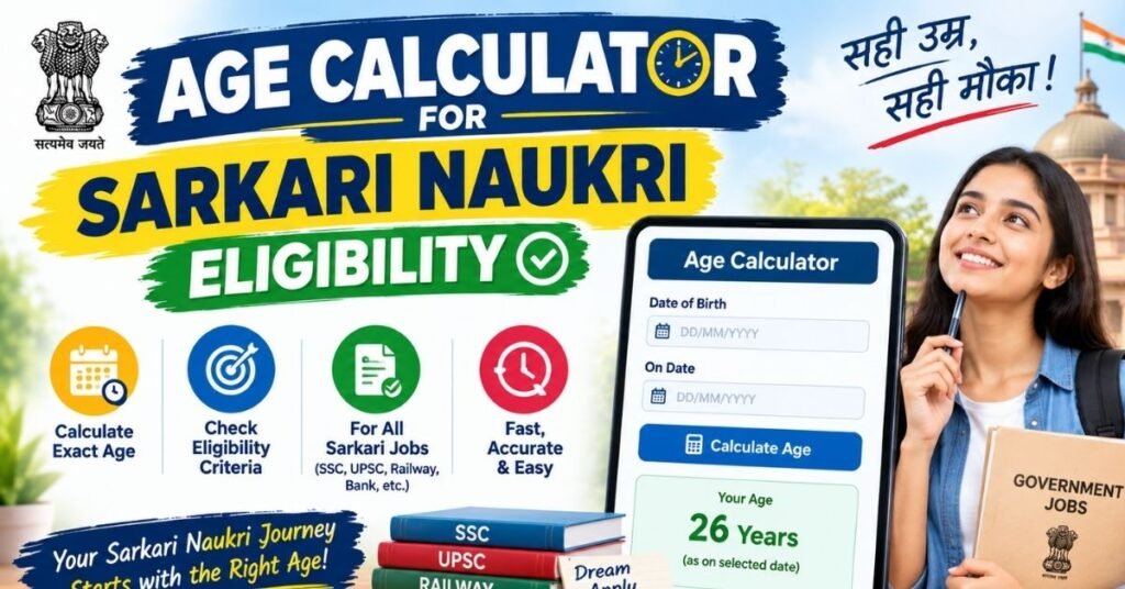 age calculator for sarkari naukri eligibility